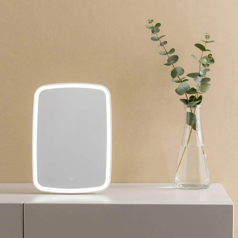 

Зеркало для макияжа Mijia светодиодное с сенсорным светильник елем, 2021 мАч