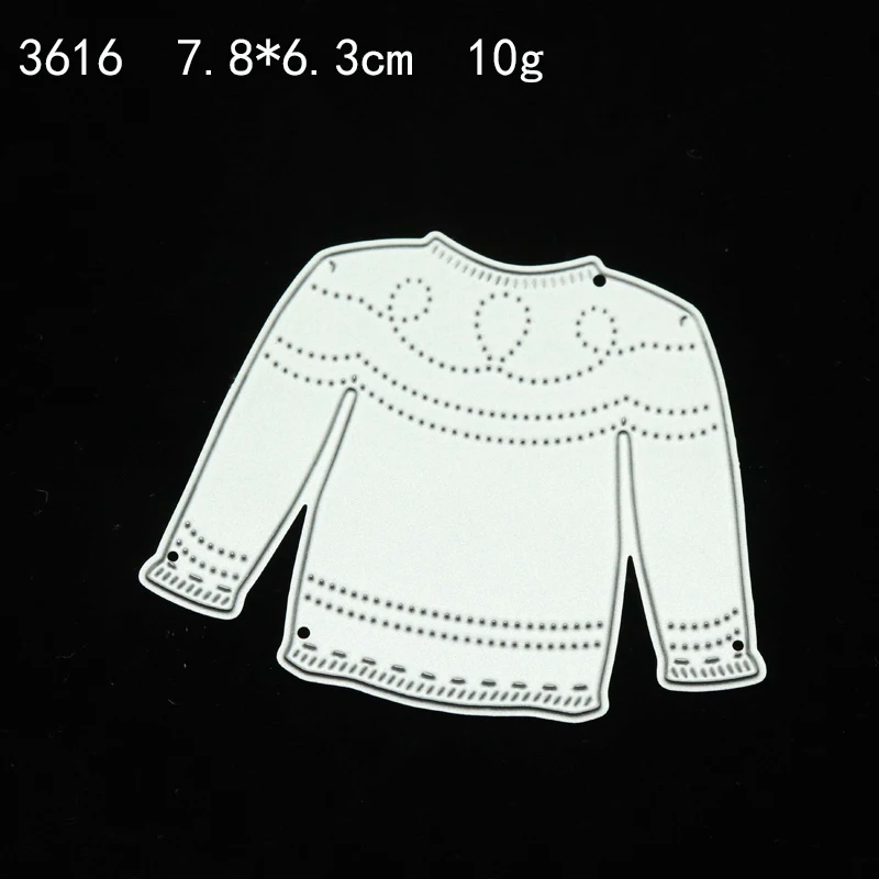 

JC Clothing Sweater Shape Metal Cutting Dies for Scrapbooking Craft Mold Cut Die Stencil Handmade DIY Paper Card Make Template
