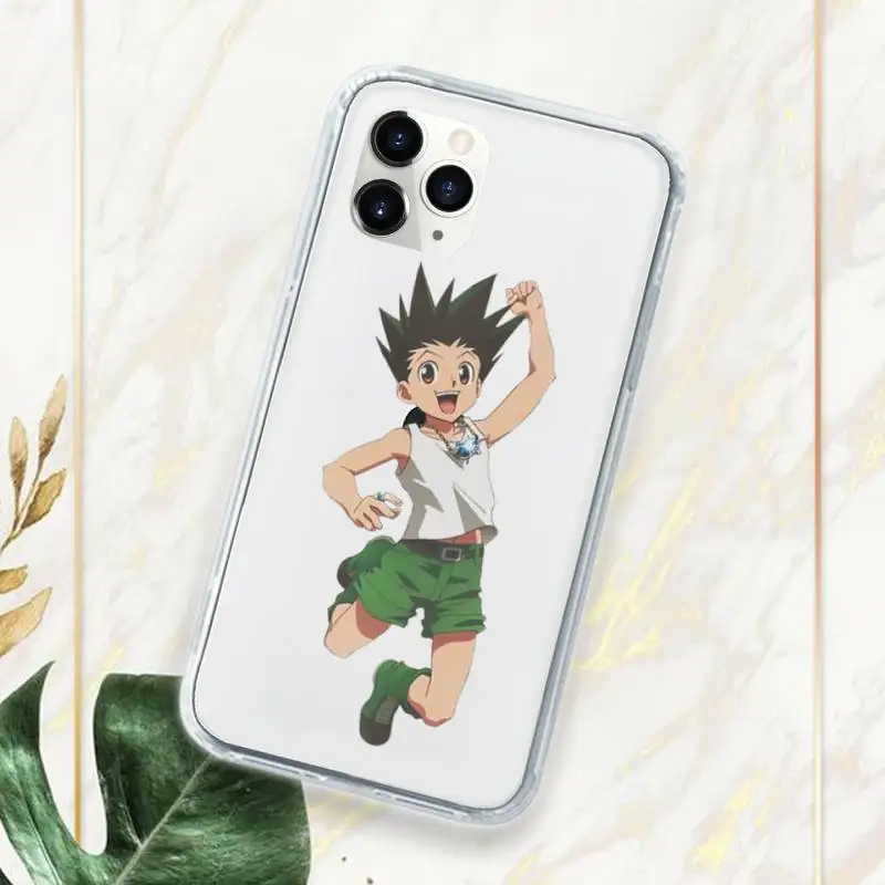 

Anime Hunter Hunters Phone Case Transparent for iPhone 11 12 mini pro XS MAX 7 8 6 6S Plus X 5S SE 2020 XR