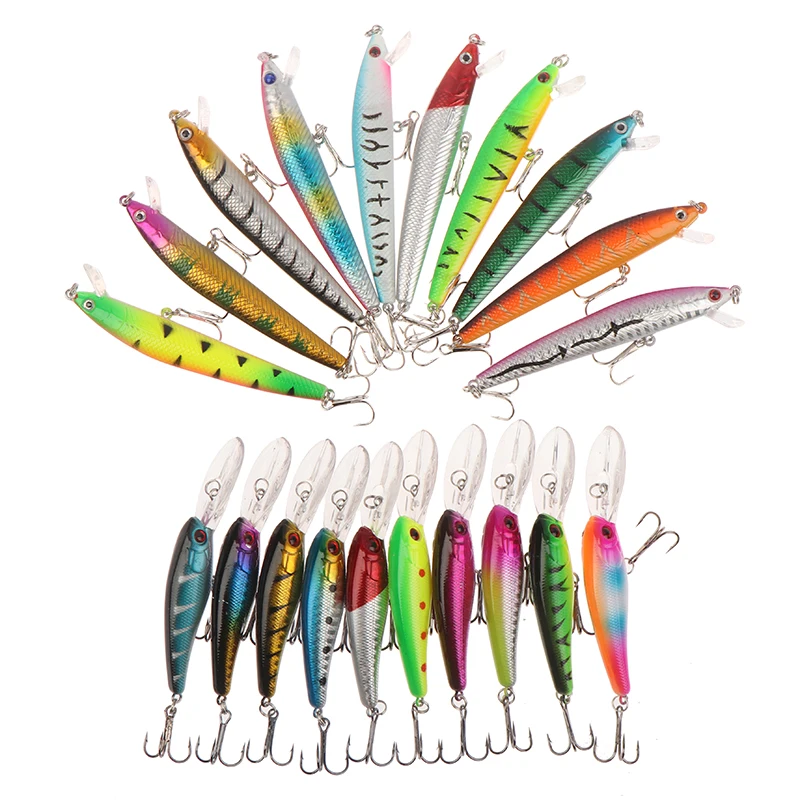 

20 шт., искусственные приманки для рыбалки