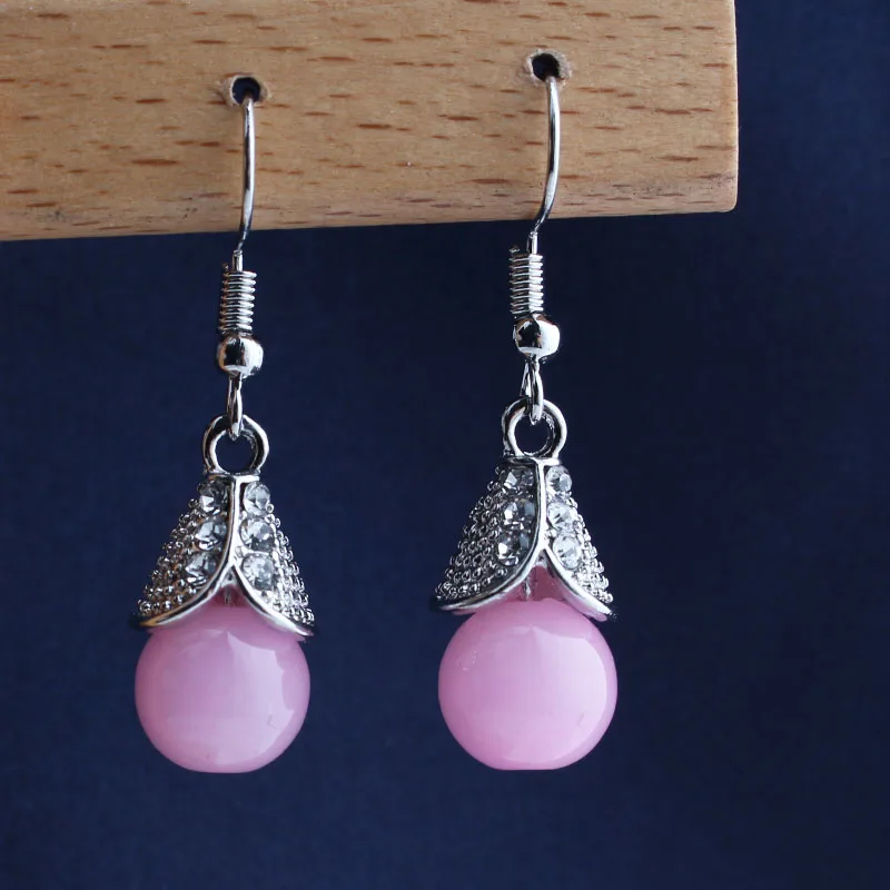 

CHENFAN Japan and South Korea ear nails temperament long ear jewelry fashion simple cat eye earrings for women 2020 girl gift