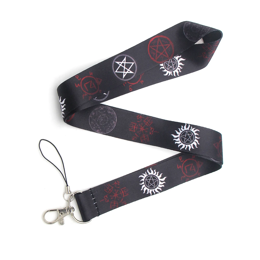 CA183 ТВ сверхъестественные ремешки крутой шейный ремень мобильный телефон ключи ID