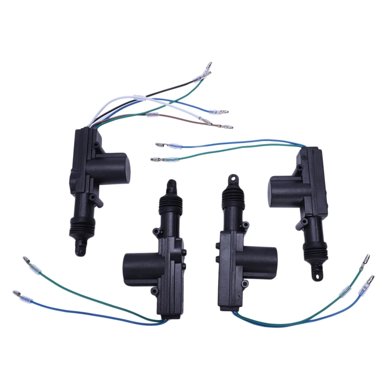 Universal Car Power Door Lock Actuator 12-Volt Motor (4 Pack) Remote Central Control Locking Keyless Entry System | Автомобили и