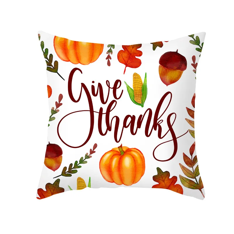 

New Pumpkin Thanksgiving Pillowcase ins Nordic Peach Skin Pillow Cushion Cover Household Goods pillows decor home pillow cover