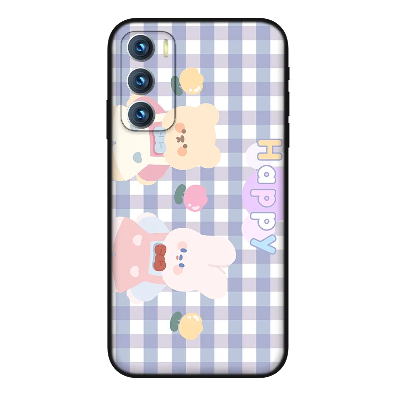 plaid cartoon phone case for oppo realme gt q3 q2 gtneo x7 x50 pro reno 4 5 6 pro puls z ace luxury silicone case free global shipping