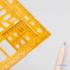 Измерительный инструмент для рисования по военному шаблону из прочной каучуковой смолы