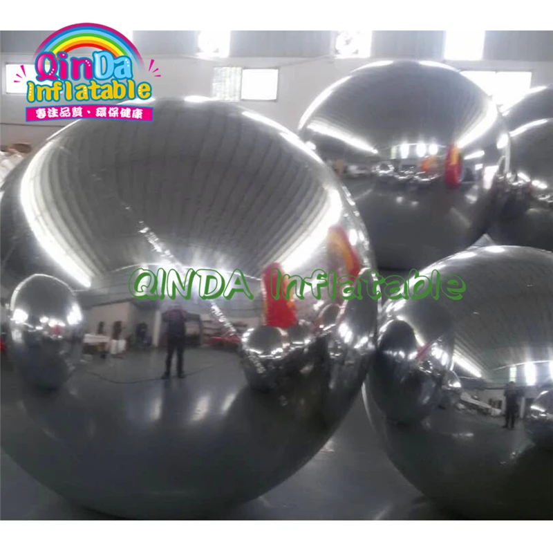 Christmas Decorations inflatable hanging silver mirror ball for event sale decorative large pvc | Игрушки и хобби