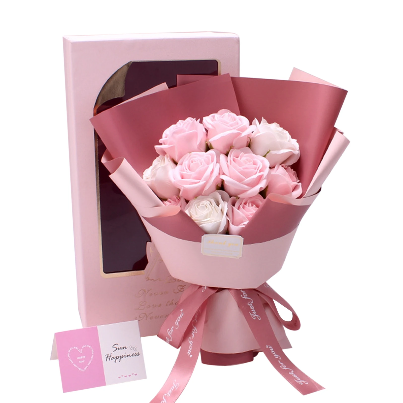 

Soap Roses Bouquet Artificial Floral Valentine's Day Girlfriend Romantic Creative Gift