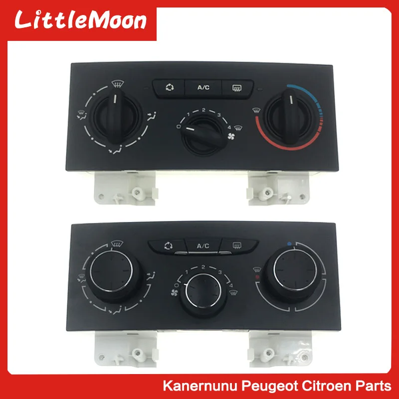 LittleMoon кондиционер переключатель Панель Управления Кондиционера ручка для Citroen C4 Pallas Triumph peugeot 307