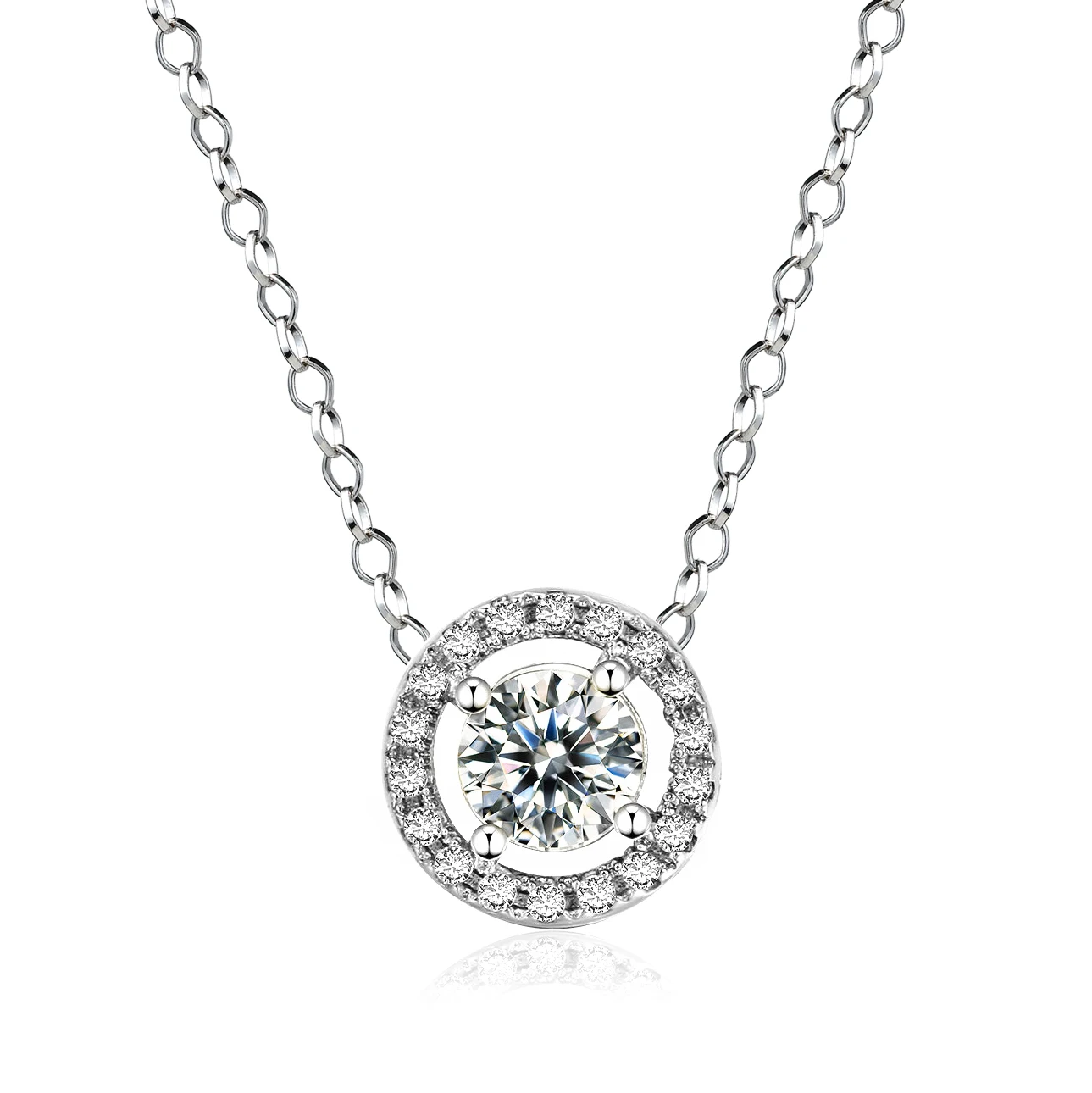 Свадебное круглое ожерелье с подвеской для женщин обручальное женское ювелирное