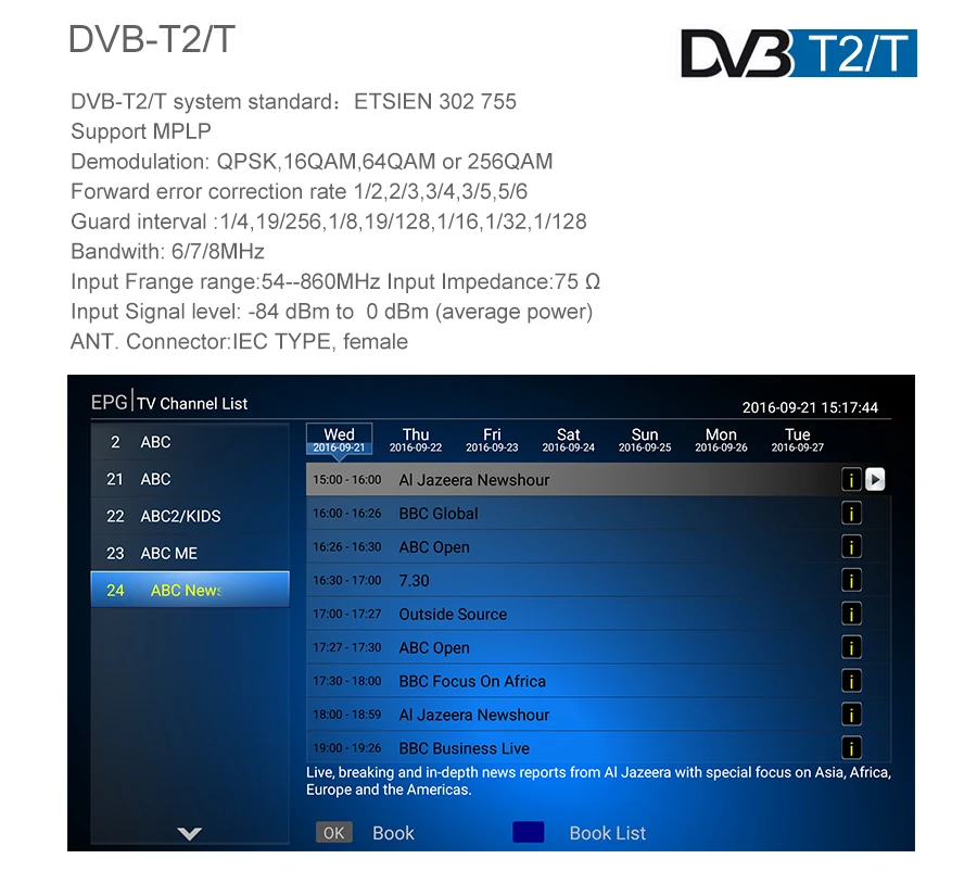 DVB-S2 DVB-T2 KII Pro tv Box Android 7,1 четырехъядерный процессор Amlogic S905D 2 ГБ+ 16 Гб 2,4G и 5G WiFi Bluetooth 4,0 HDMI 4K Smart медиаплеер