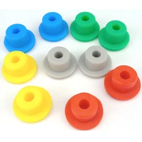 2pcs 15mm 48 5mm redbluegraygreenyellow silicone rubber hole caps plug t type blanking end caps seal stopper