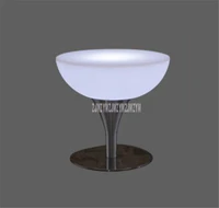 led luminous bar table simple round high foot creative cocktail bar table for night club coffee shop creative lighting furniture
