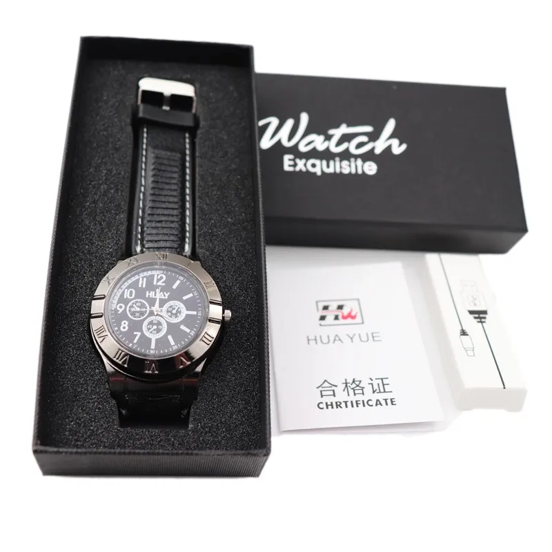 

Watch Men Cigarette Lighter Watches USB Charging Sports Wristwatches Flameless Outdoor Lighter Clock Male Gift F665 1PCS