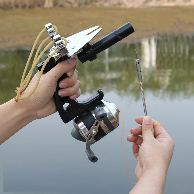 Набор для прицеливания и рыбалки с зеленым лазером катушка пистолет стрельбы