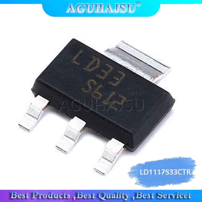 10 шт. LD1117S33CTR SOT 223 LD1117S33 SOT223 LD33 IC REG LDO 3 V 950MA|voltage regulator|lot lotlot 5pcs |