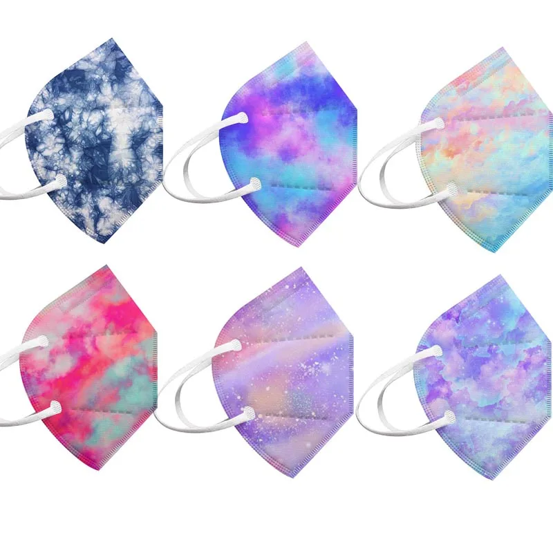 20/100PCS KN95 Mascarillas FFP2 Reutilizable 5 Layer Filter Starry Sky Respirator Protective Face Mask Breathable N95 Mouth | Красота и