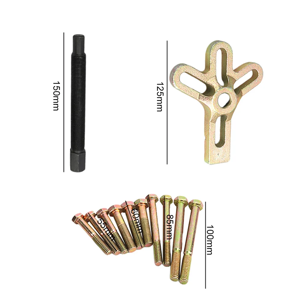 

13 PCs Steering Repair Gear Crank Shaft Harmonic Balance Hand Tool Heavy Duty Car Disassembly Remover Auto Wheel Puller Set