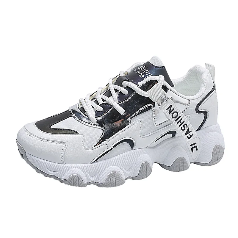 

Daddy Shoes Spring 2021 New Thick-soled Heightening Casual Shoes for Women Woman Shoes Sneakers Zapatos De Mujer