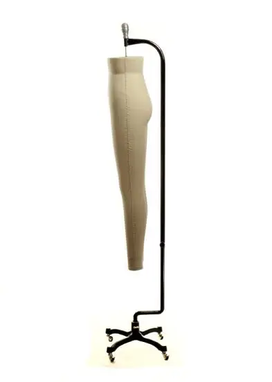 Stereoscopic cutting White pvc cotton female mannequin body props pants Universal wheel base can pin1pc C799 | Дом и сад