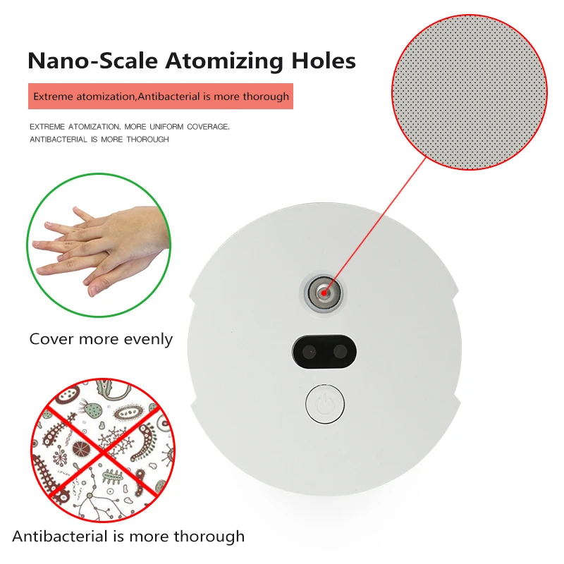 Автоматический индукционный дозатор для мыла 280 мл портативный спиртовой