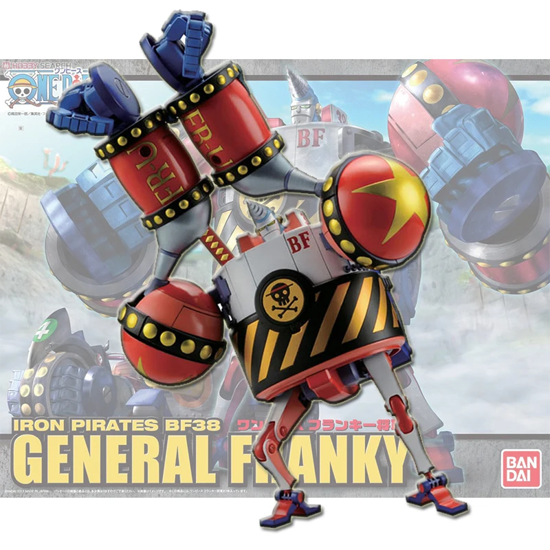 Оригинальная Слитная модель Bandai для сборки генерала Френки деформируемая сборка