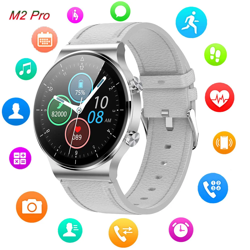 

M2 Pro Smart Watch Bluetooth Call Bracelet Heart Rate Monitor Blood Pressure Digital Wristwatch Relogio For Huawei Xiaomi iPhone