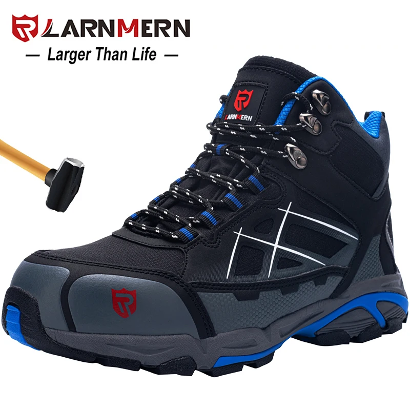 Защитная обувь LARNMERM рабочая стальной носок удобная легкая дышащая для