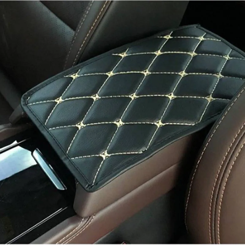 Leather Car Armrest Mat for LADA Priora Sedan Sport Kalina Granta Vesta X-Ray | Stickers