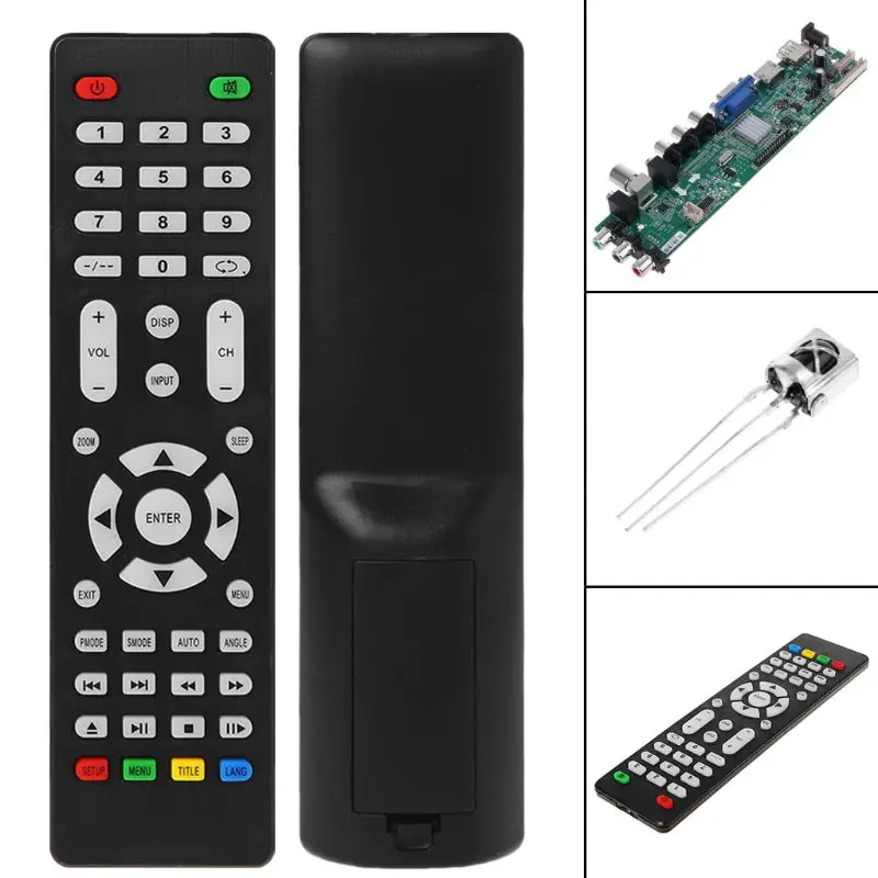 

A81.pa V56 V59 универсальная плата драйвера ЖК-дисплея поддерживает DVB-T2 платы для ТВ 3663