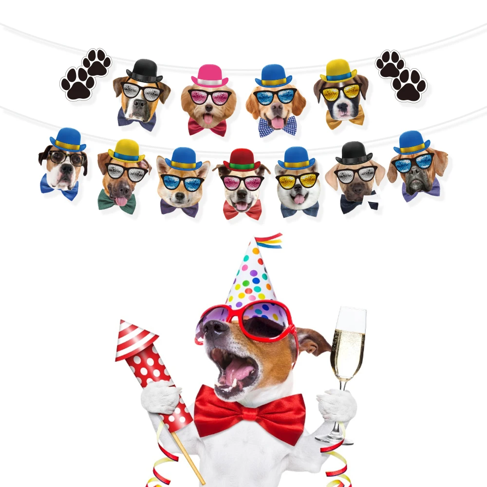 Тематическое украшение для вечевечерние НКИ в виде собаки на день рождения