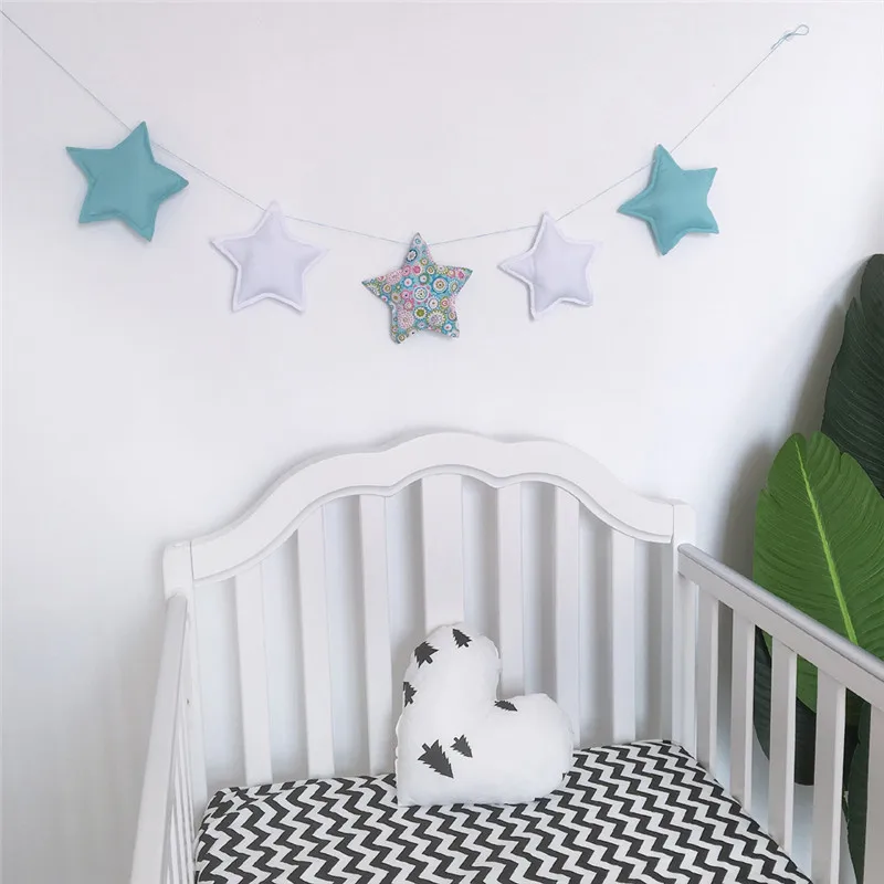 

Nordic Baby Room Handmade Nursery Flower Star Garlands Christmas Kids Room Wall Decorations Photography Props Best Decorations