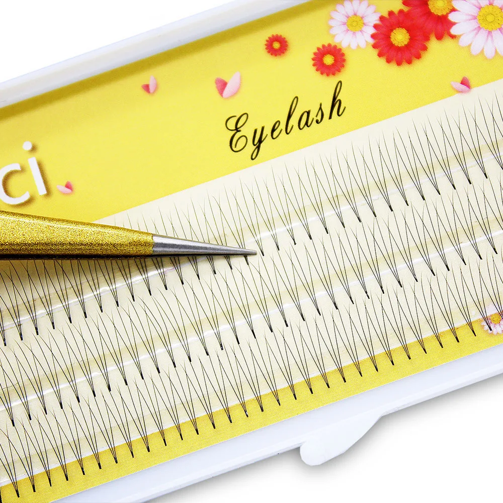 Профессиональные индивидуальные Кластерные ресницы Kimcci для наращивания