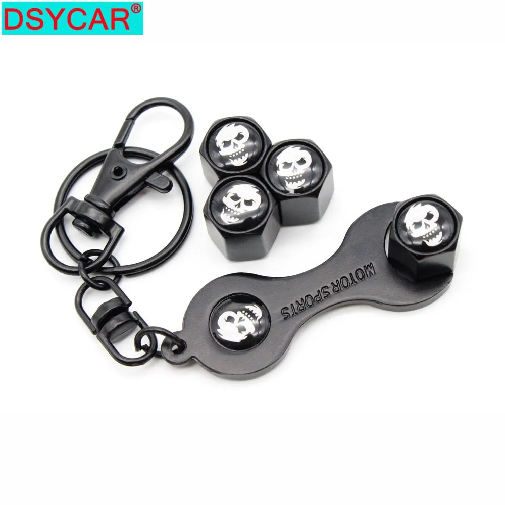 DSYCAR 1 комплект цинковый сплав противоугонные автомобильные колеса крышки