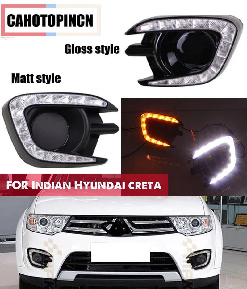Матовый или глянцевый стиль для Mitsubishi Pajero Sport Montero 2013 2014 2015 12 В Светодиодные