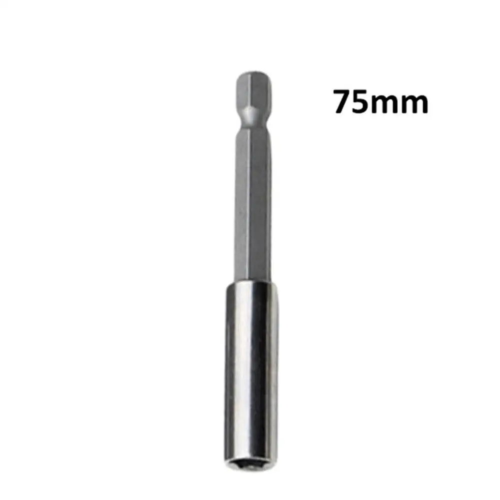 60mm 1/4 отвертка с шестигранной головкой магнитный держатель для ручного инструмента набор удлинительных инструментов 150 мм/100 мм/75 мм/60 мм/50 мм - Цвет: 60mm