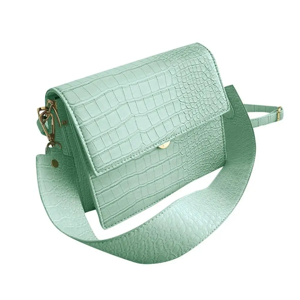 Винтажные сумки из крокодиловой кожи для женщин модные кожаные мессенджеры