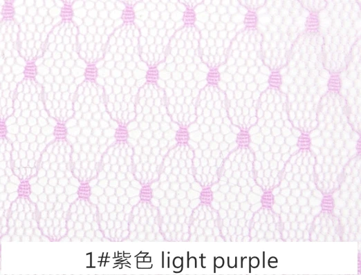 1 light puepel Свадебные украшения вуали свадебные сетчатые Кружева Тюль Ткань винтажная Ткань DIY аксессуары ручной работы TJ8559 - Цвет: 1 light puepel