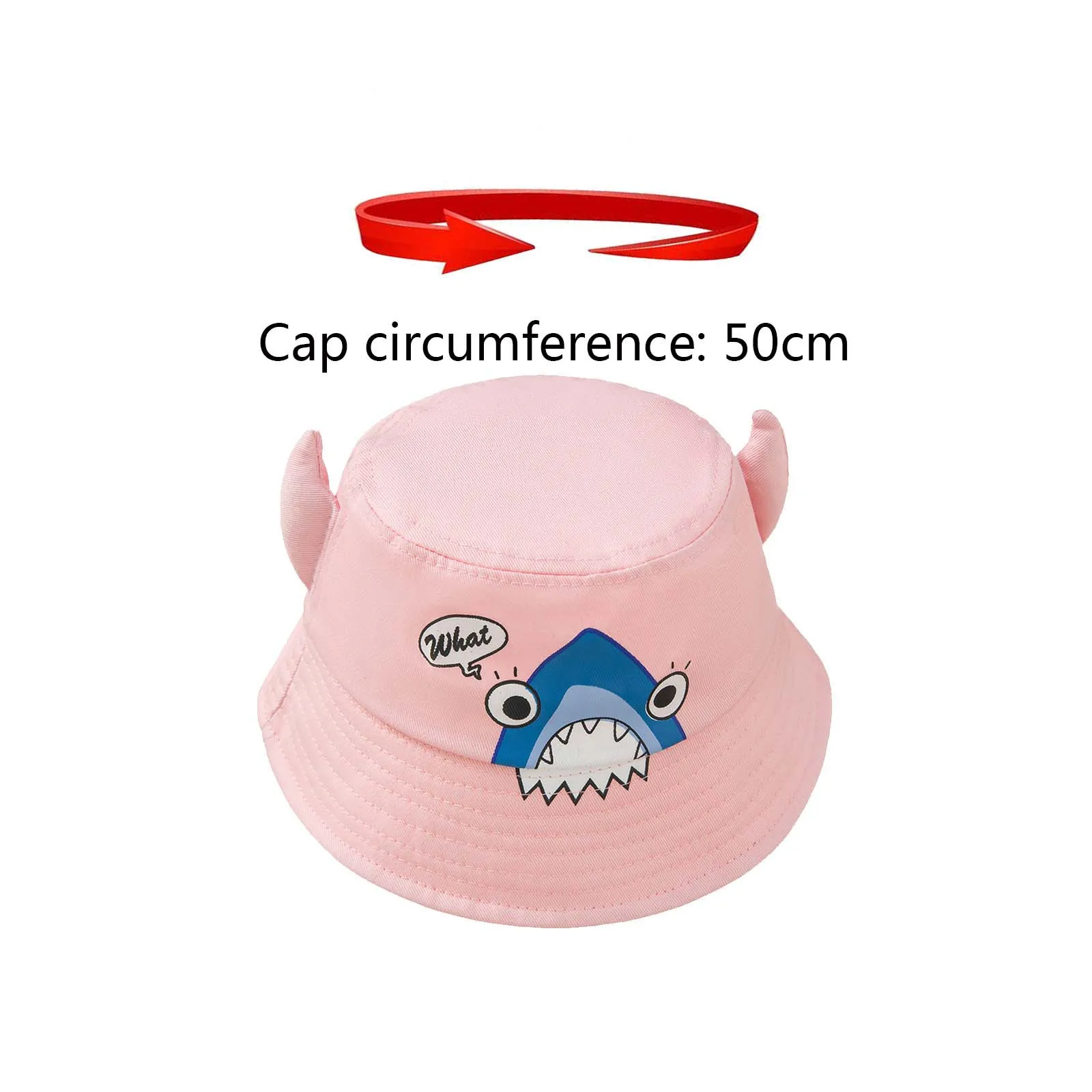 

Summer Baby Bucket hat 3D Cartoons Caps For Boys Girls Sunshade Children Fisherman Hat Seaside Sunscreen Sun Cap