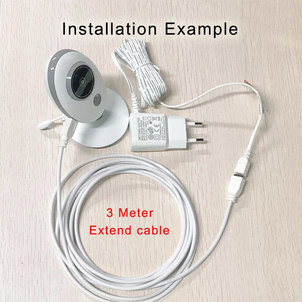 10 футов (3 м) расширение &quotМама-папа&quot кабель Шнур для беспроводного видеоняни