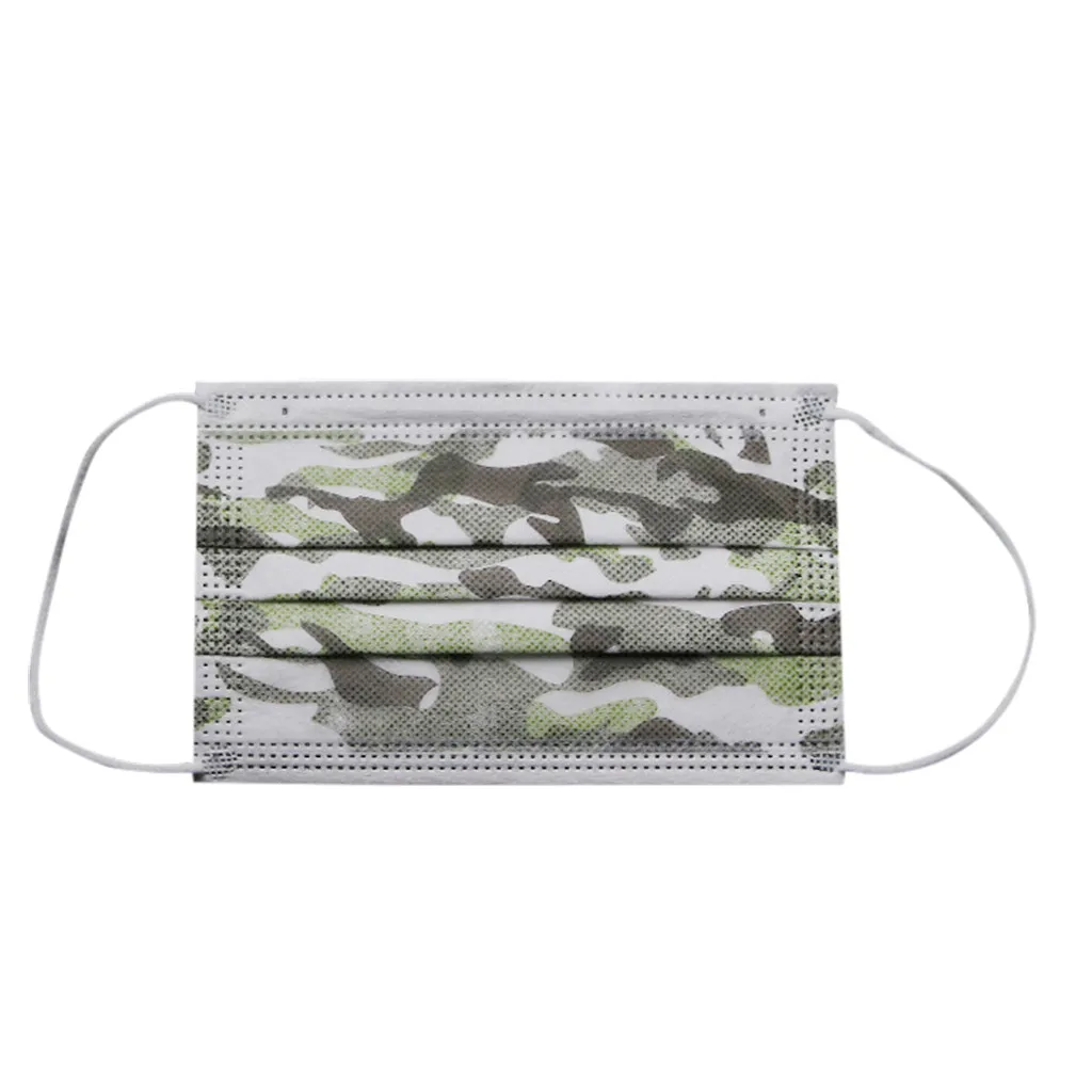 Маска одноразовая унисекс для защиты лица 3 слоя 50 шт. | Аксессуары одежды