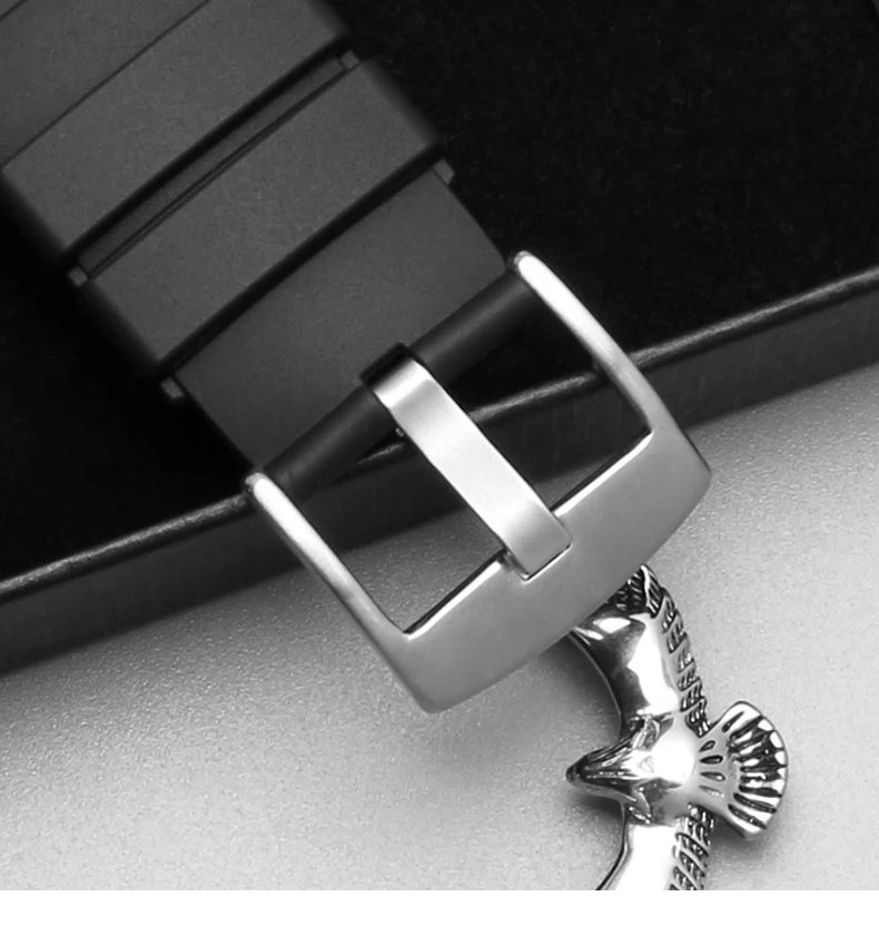 Силиконовый ремешок для часов для Cartier Santos W20121U2 ремешок 23 мм для мужских часов