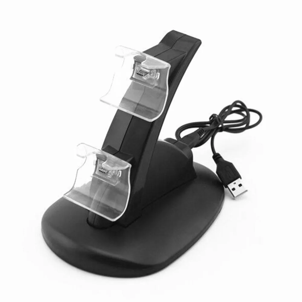 

USB LED Light Dual Controller Charging Dock Station Charger for Microsoft for Xbox One Controllers Game Accessories