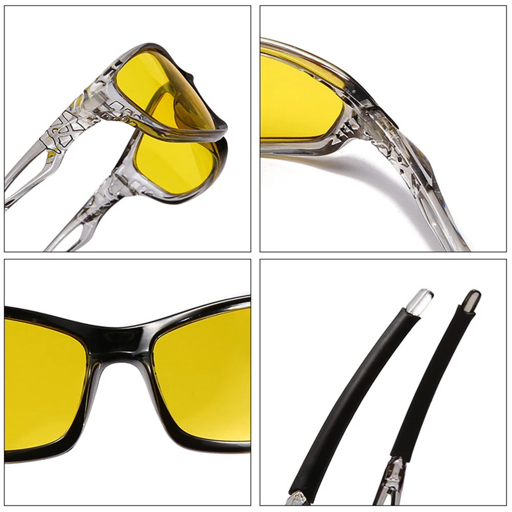 Поляризованные очки ночного видения для вождения Модные спортивные