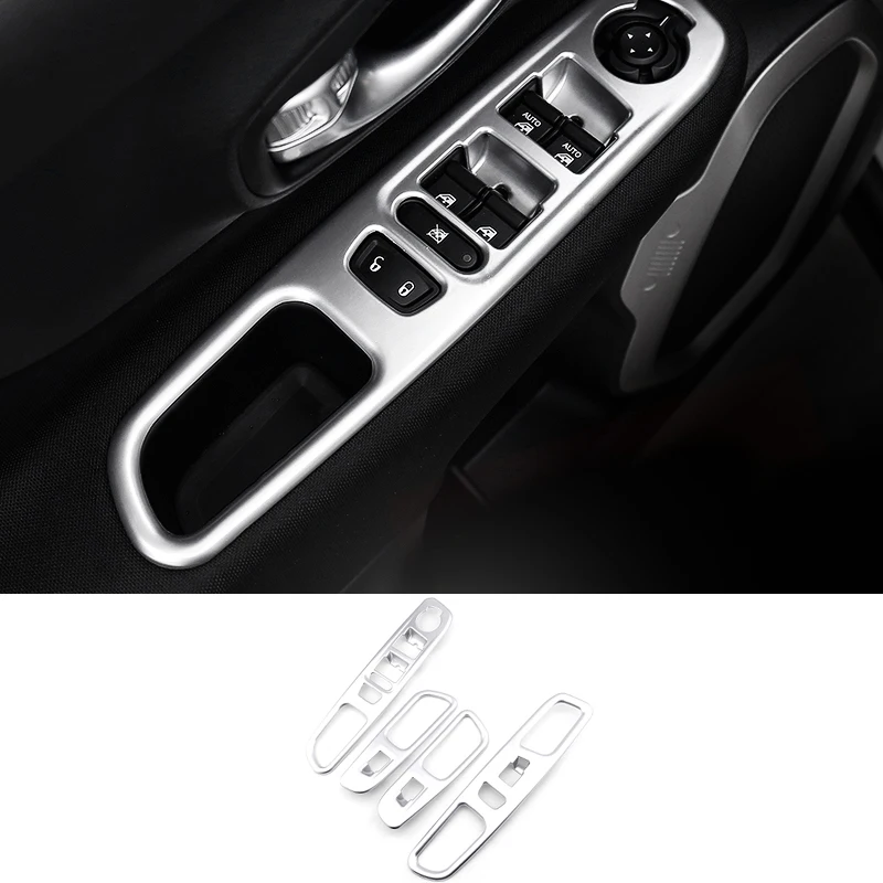 Хромированный оконный переключатель крышка подлокотника рамка панель дверь