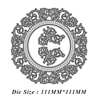 ługa koronkowa ramka wykrojniki do metalu dla majsterkowiczów album scrapbookingu papierowa dekoracja kartek rzemiosło tłoczenie 2021 nowe