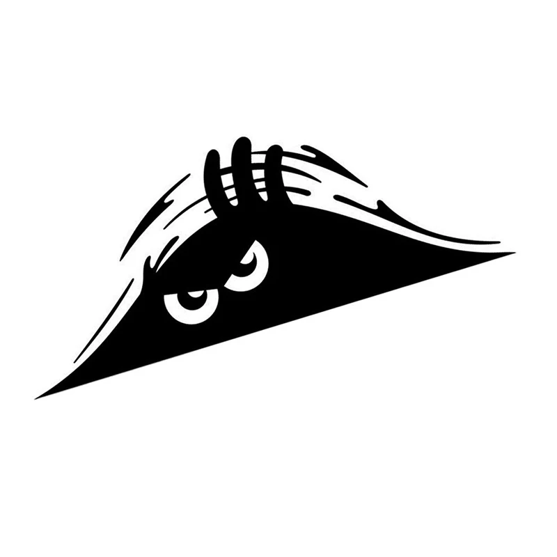 

Забавные наклейки для автомобиля Peeking Monster, украшают улыбку и гнеру, водонепроницаемые, модные, автомобильные, Стайлинг, каваи, наклейка, наклейка