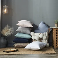 cotton cushion cover solid color pillow cover for sofa living room 1818 decoration pillows nordic home decor pillowcases