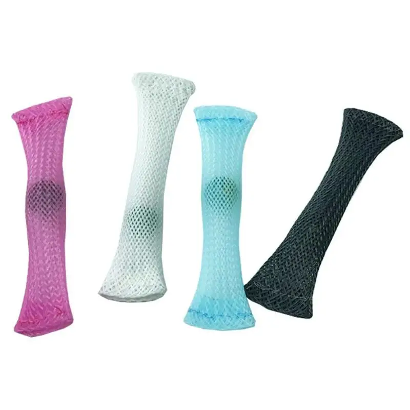 

Decompression braided net tube with marble toys Squeeze vent toys V3M3