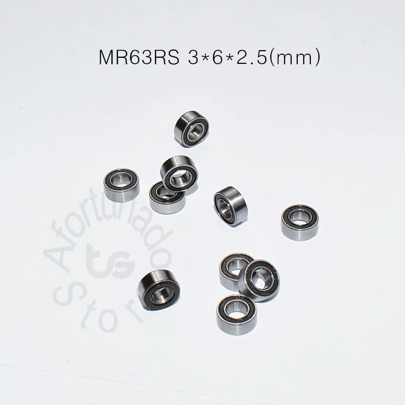 MR63RS 3*6*2 5 (мм) 10 шт. бесплатная доставка подшипник герметичный Миниатюрный Мини с